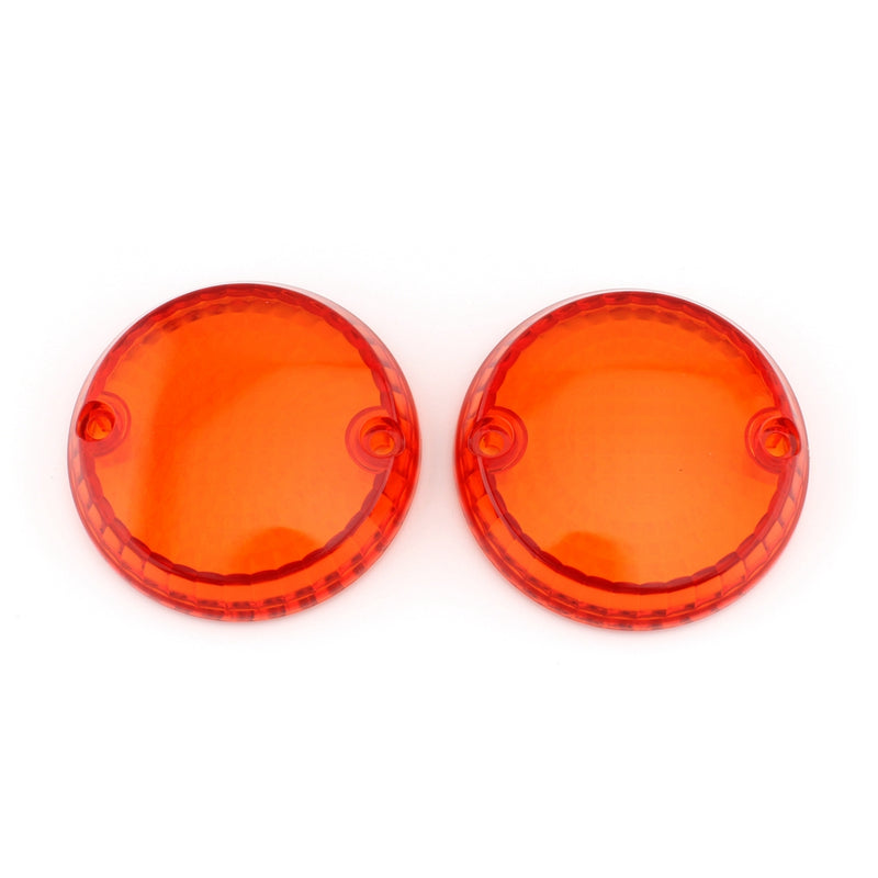 Yamaha Kawasaki Vulcan 1500 VN Amber Turn Signals Indicators Lens Cover