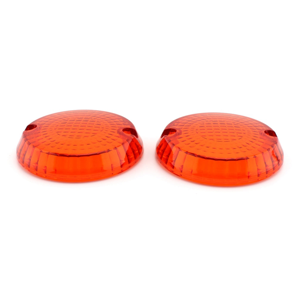 Yamaha Kawasaki Vulcan 1500 VN Amber Turn Signals Indicators Lens Cover