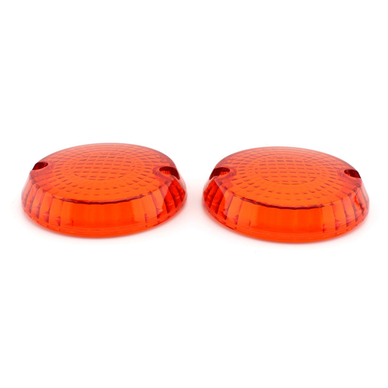Yamaha Kawasaki Vulcan 1500 VN Amber Turn Signals Indicators Lens Cover