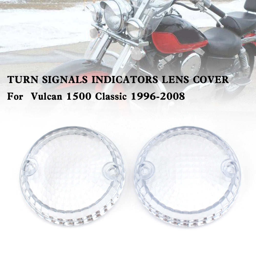 Yamaha Kawasaki Vulcan 1500 VN Clear Turn Signals Indicators Lens Cover