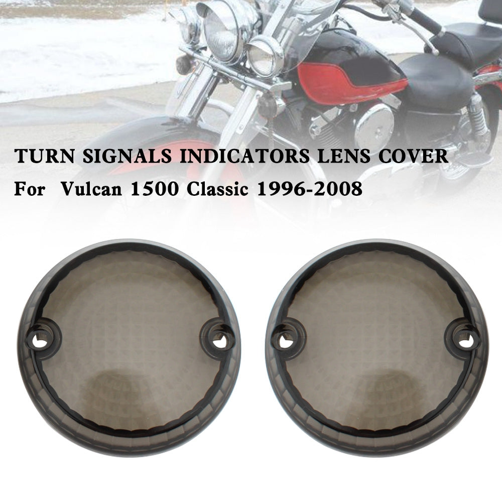 Yamaha Kawasaki Vulcan 1500 VN Smoke Turn Signals Indicators Lens Cover