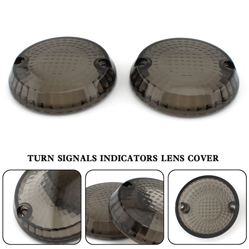 Yamaha Kawasaki Vulcan 1500 VN Smoke Turn Signals Indicators Lens Cover