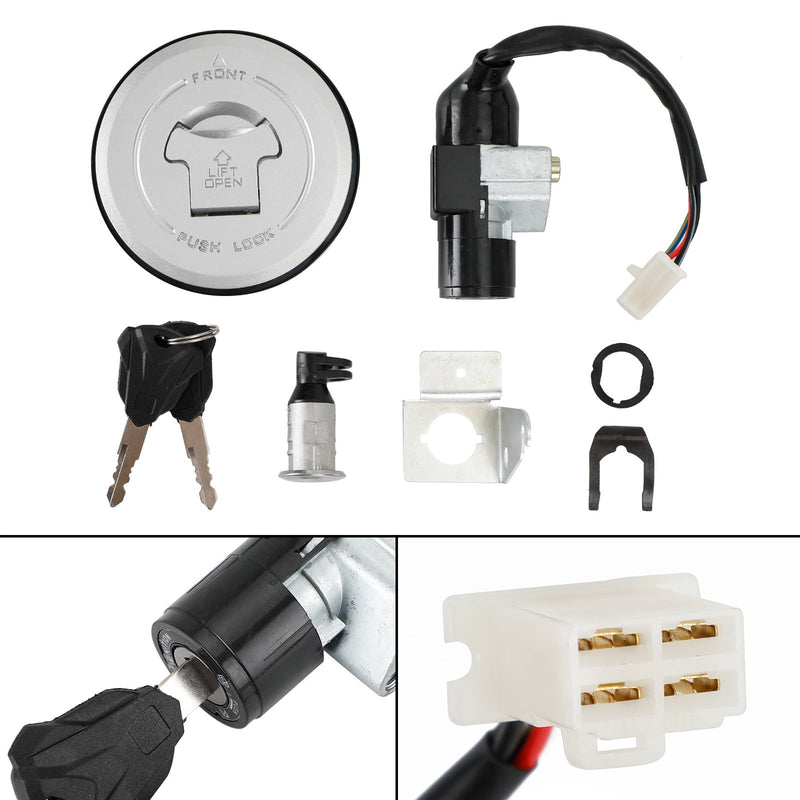 Honda Grom 125 Motrac M2 M3 2014-2015 Ignition Switch Gas Cap + Seat Lock + Keys