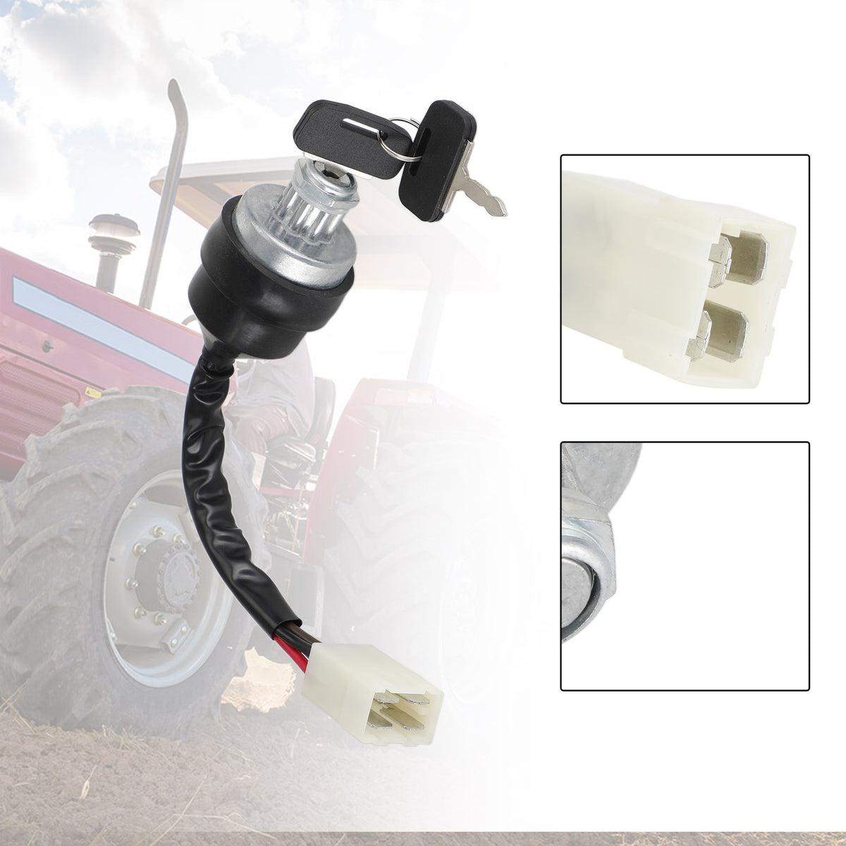 Ignition Switch Key 3699692M92 For Massy Ferguson Tractor Parts
