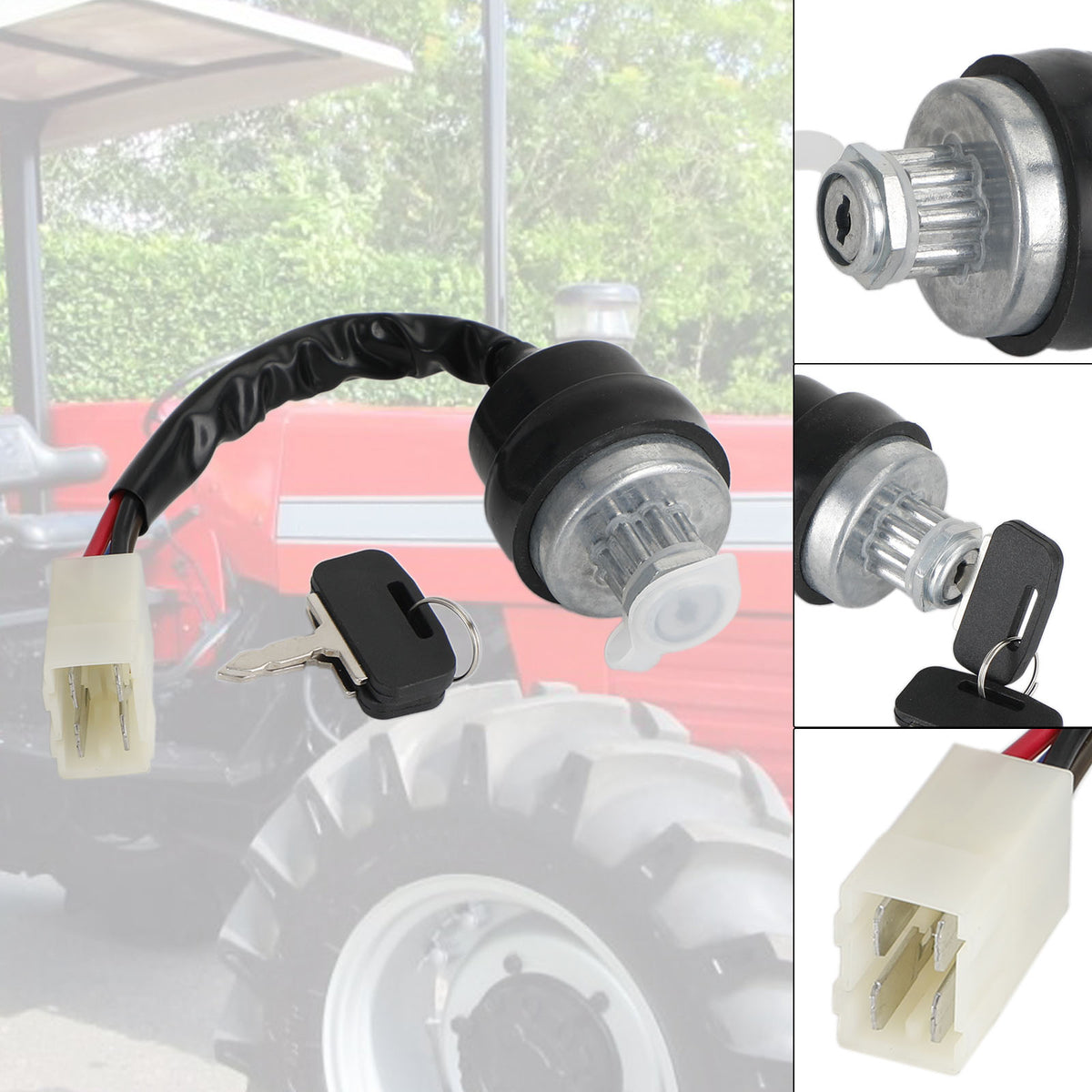 Ignition Switch Key 3699692M92 For Massy Ferguson Tractor Parts