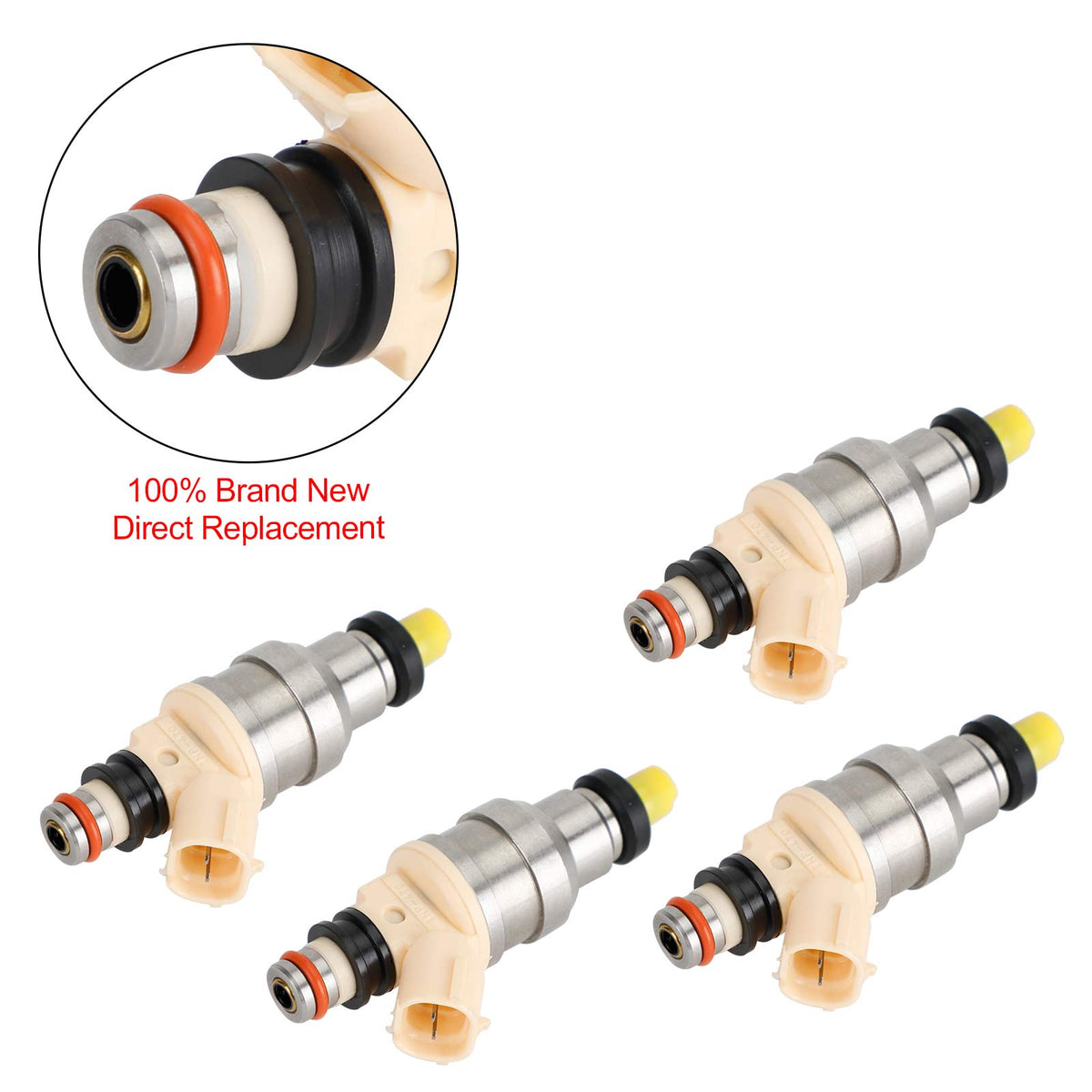 Suzuki Sidekick X-90 1.6L Fit Chevy Tracker 4PCS Fuel Injectors INP-470