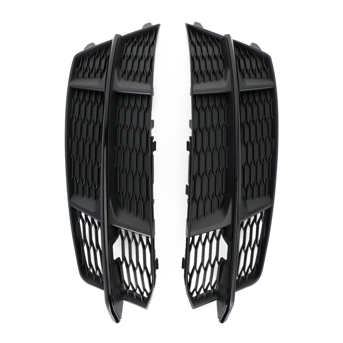 Audi A6 C7 S-Line 2016-2018 Matt Black Front Bumper Lower Grill 4G0807681AN 4G0807682AN