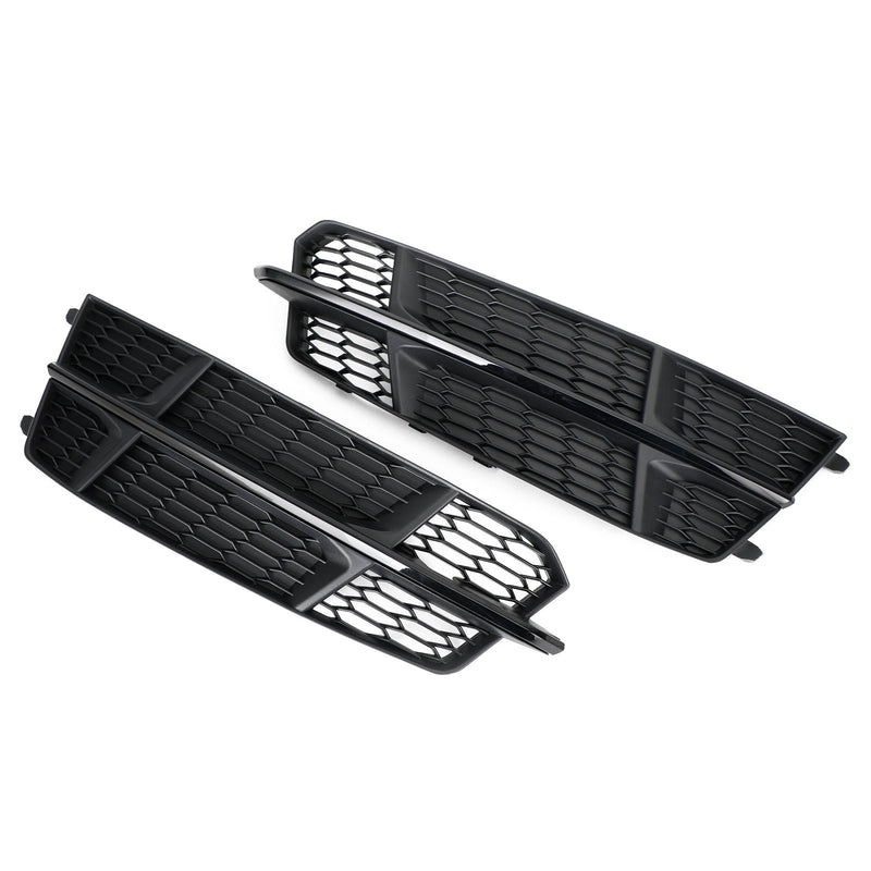 2016-2018  Audi A6 C7 S-Line Matt Black Front Bumper Lower Grill 4G0807681AN 4G0807682AN