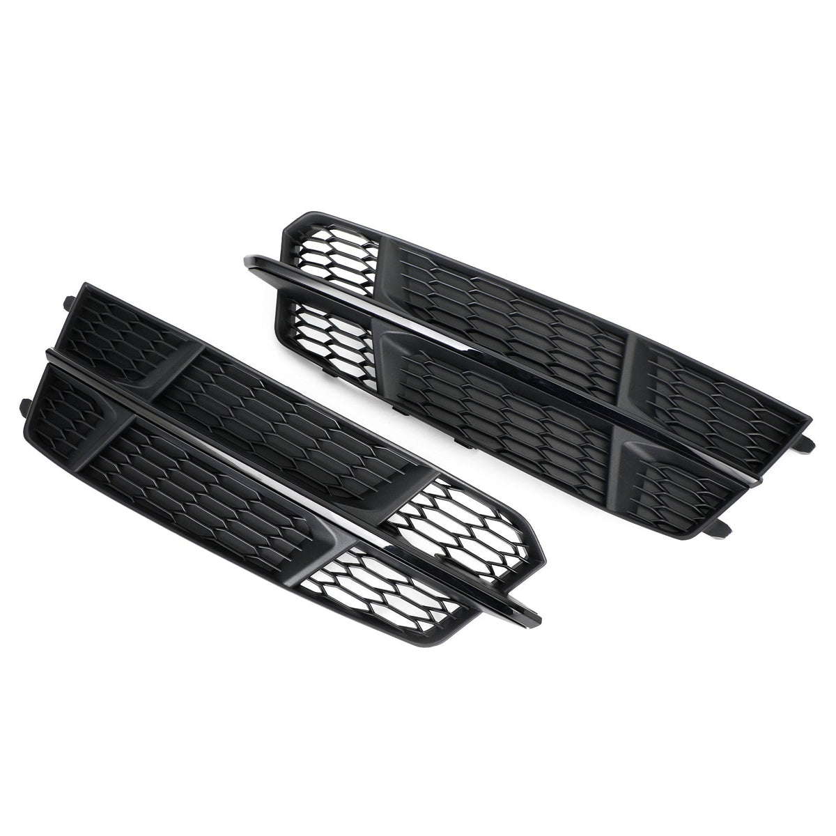 Audi A6 C7 S-Line 2016-2018 Matt Black Front Bumper Lower Grill 4G0807681AN 4G0807682AN