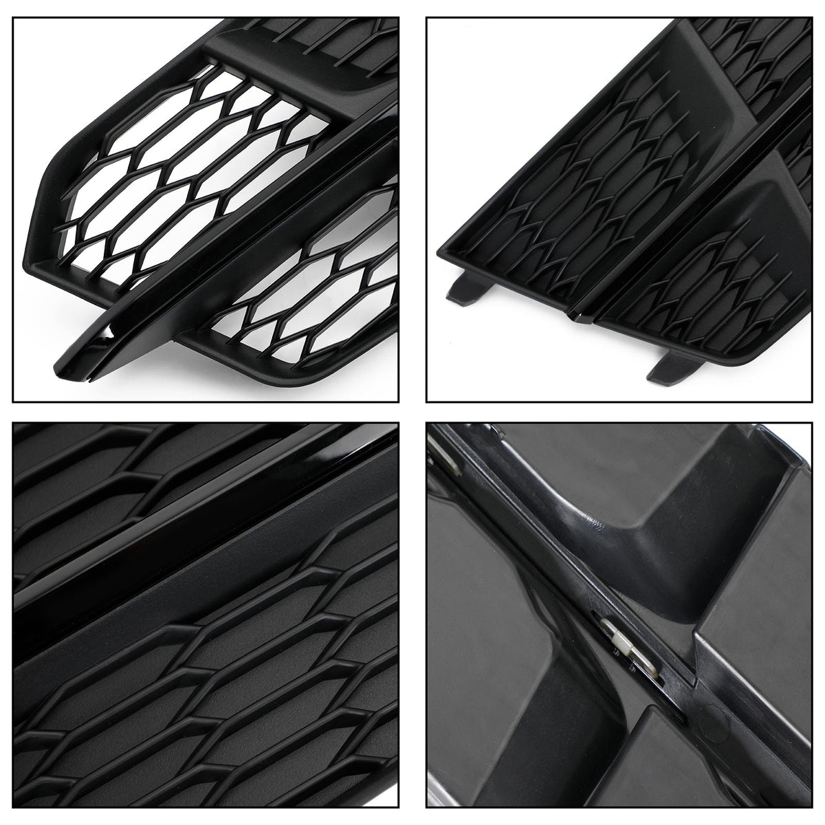 2016-2018  Audi A6 C7 S-Line Matt Black Front Bumper Lower Grill 4G0807681AN 4G0807682AN