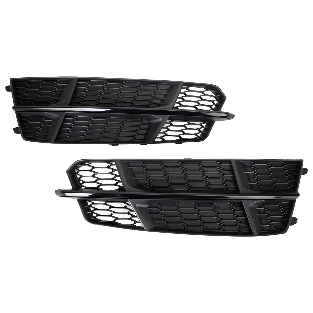 2016-2018  Audi A6 C7 S-Line Matt Black Front Bumper Lower Grill 4G0807681AN 4G0807682AN