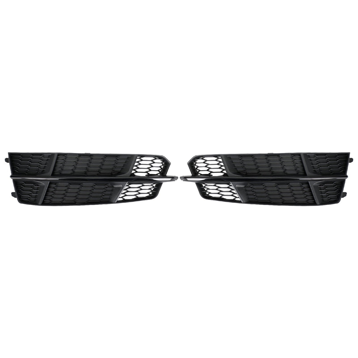 Audi A6 C7 S-Line 2016-2018 Matt Black Front Bumper Lower Grill 4G0807681AN 4G0807682AN