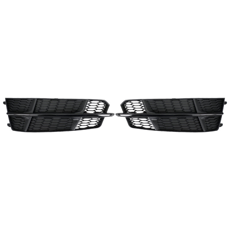 Audi A6 C7 S-Line 2016-2018 Matt Black Front Bumper Lower Grill 4G0807681AN 4G0807682AN
