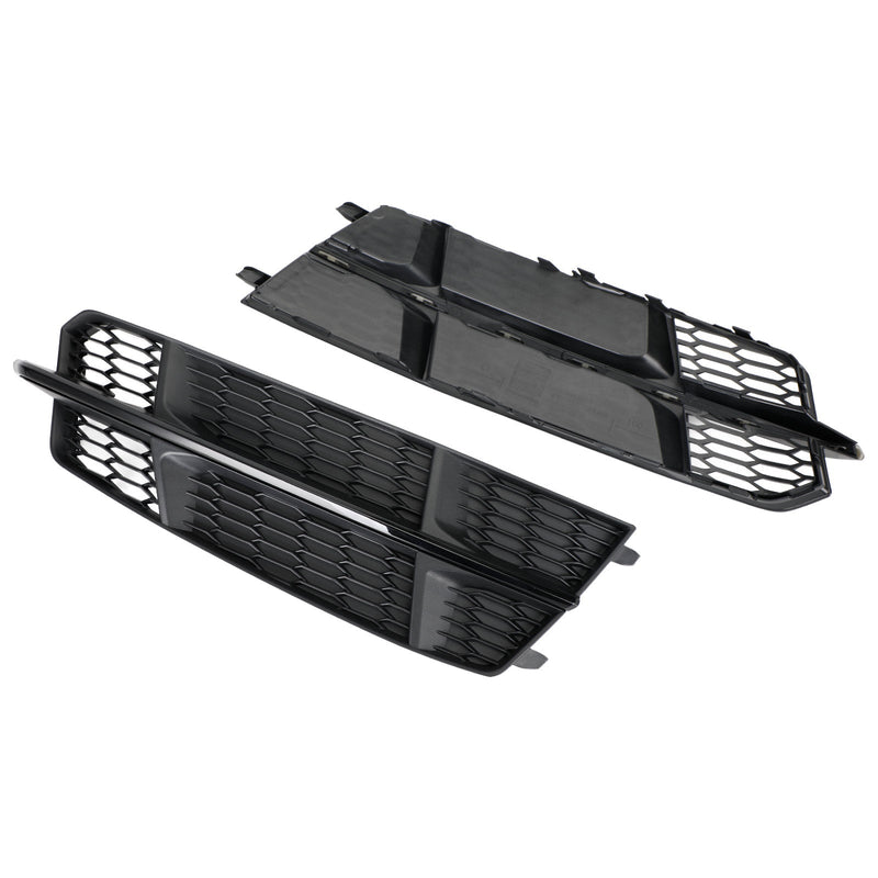 2016-2018  Audi A6 C7 S-Line Matt Black Front Bumper Lower Grill 4G0807681AN 4G0807682AN