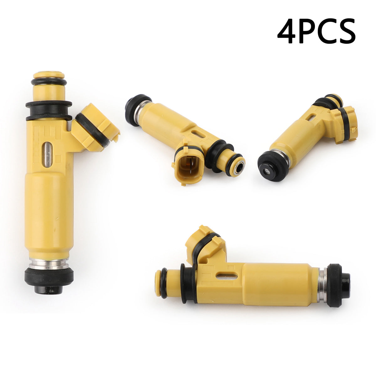 Mazda (2004-2008 Rx-8) 4×440Cc 4-Hole Yellow Fuel Injectors 195500-4450