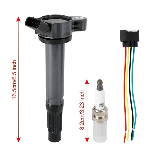 2006-2016 LEXUS IS350 6PCS Ignition Coils+Connectors+Spark Plug UF487 90919-02251 90919-A2002