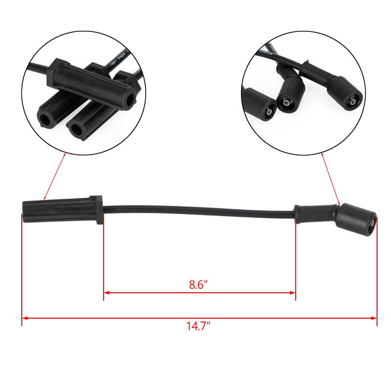 8PCS Square Ignition Coil+Spark Plug+Wires 12611424 8125706160 D510C UF413 12570616 Silverado 1500 Tahoe GMC