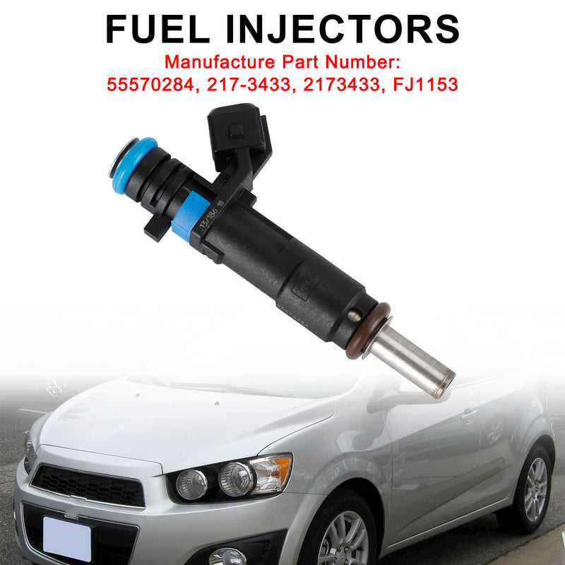 Chevrolet Cruze Sonic 1.8L 2011-2015 217-3433 1PCS Fuel Injectors 55570284