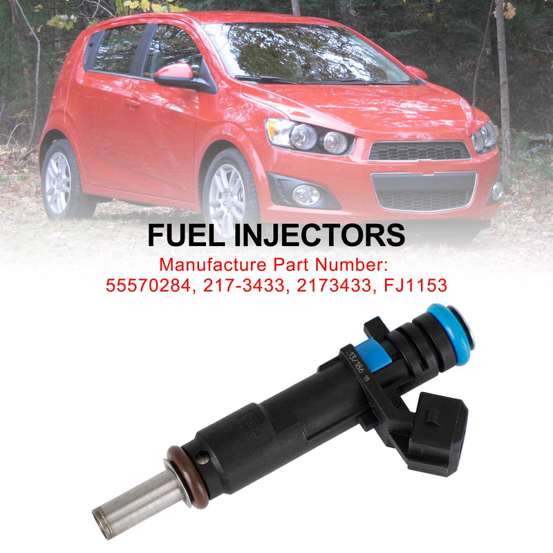 Chevrolet Cruze Sonic 1.8L 2011-2015 217-3433 1PCS Fuel Injectors 55570284