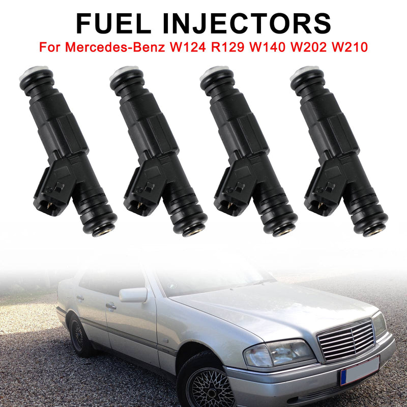 Mercedes-Benz W124 R129 W140 W202 W210 4PCS Fuel Injector 0280155821