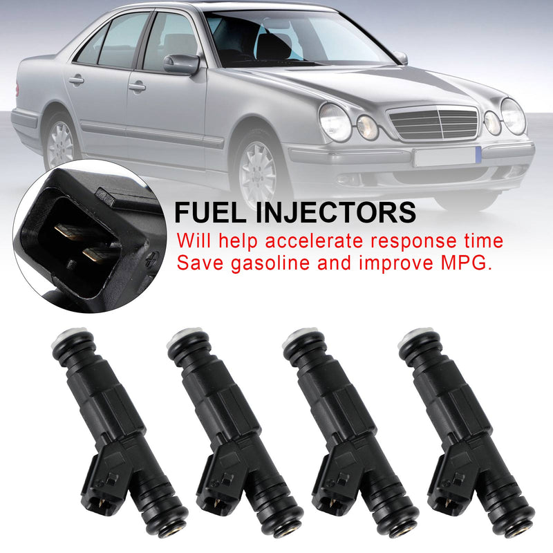 Mercedes-Benz W124 R129 W140 W202 W210 4PCS Fuel Injector 0280155821