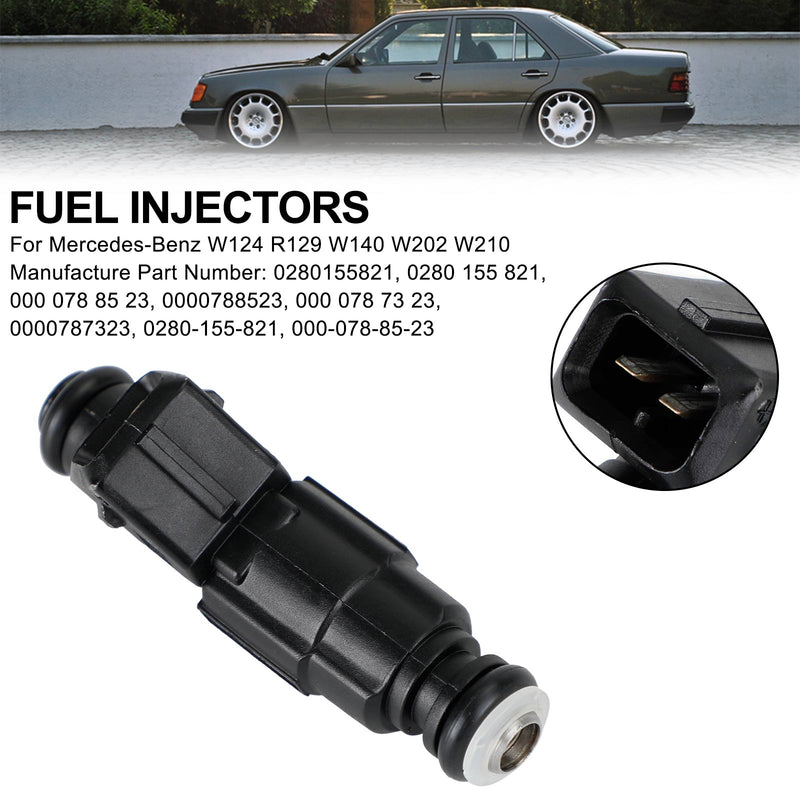 Mercedes-Benz W124 R129 W140 W202 W210 1PCS Fuel Injector 0280155821