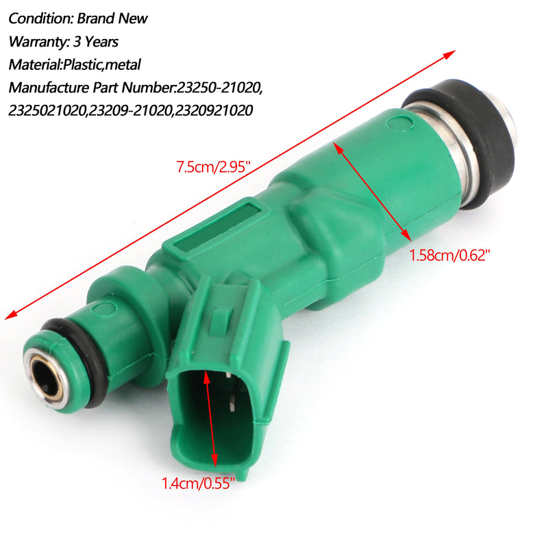 Toyota Prius1.5L Scion Xa Xb 1.5L 4PCS Fuel Injectors