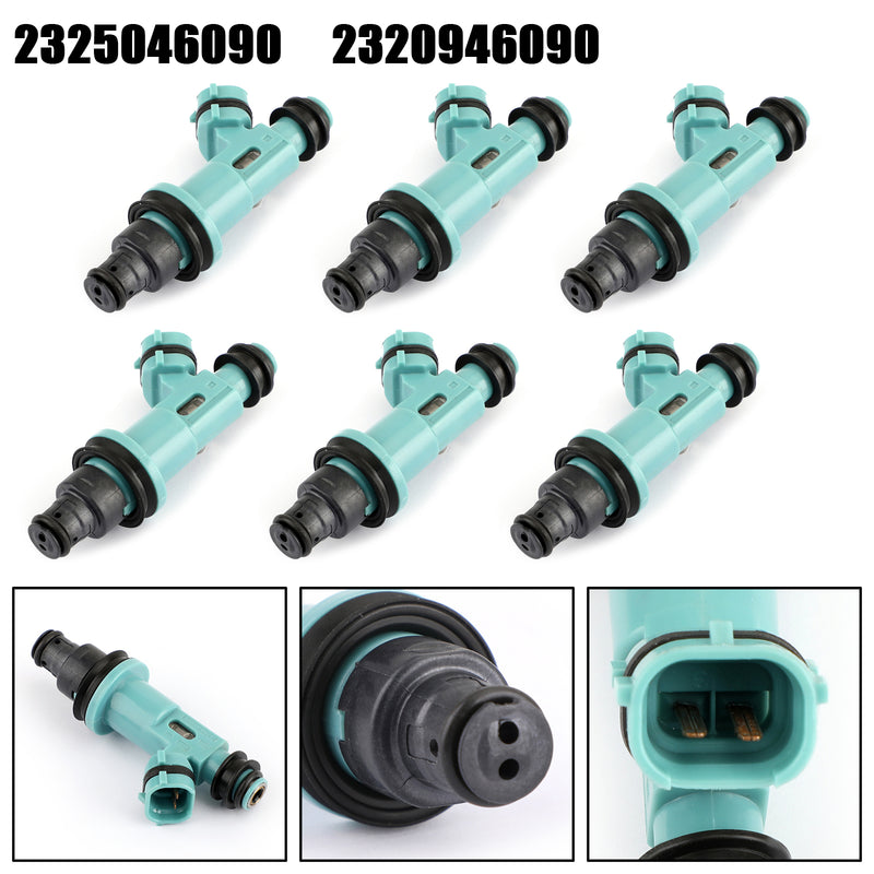 Toyota Supra 1998-2005 Fit Lexus GS300 IS300 6PCS Fuel Injectors 23250-46090