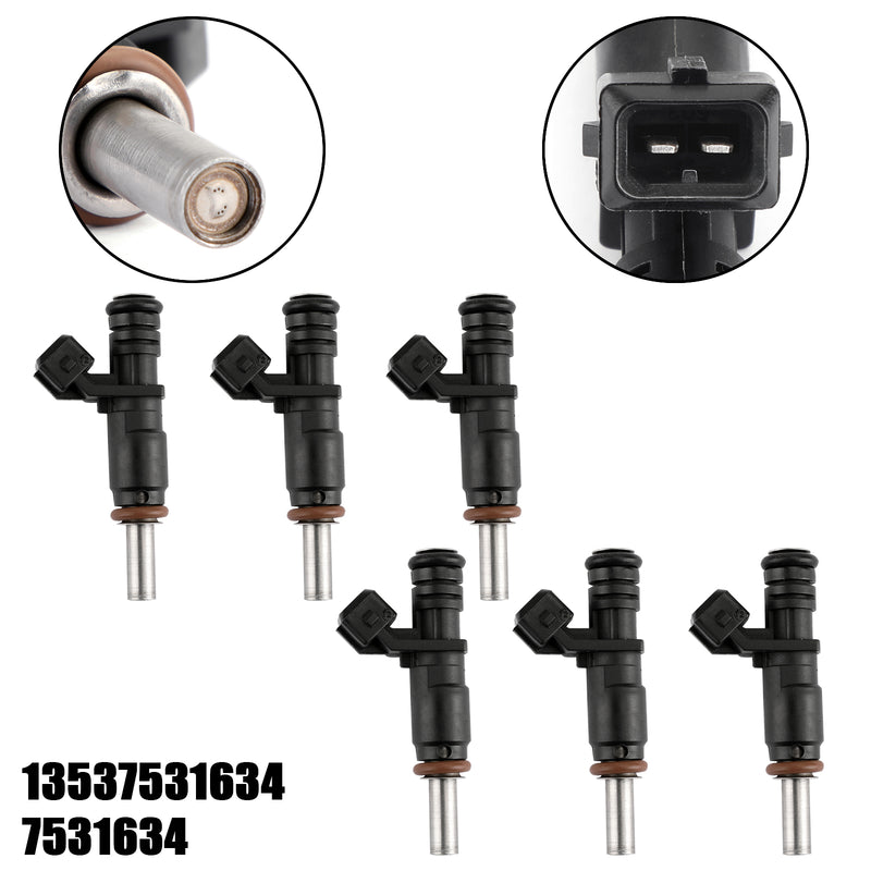 2006-2012 BMW 128i 328i X3 X5 Z4 525i 2.0/2.5/3.0L 7531634 6x Fuel Injectors