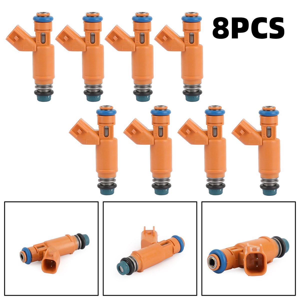 Land Rover Range Rover Fit Jaguar 4.2L 4.4L V8 8PCS Fuel Injectors 2W93-AA