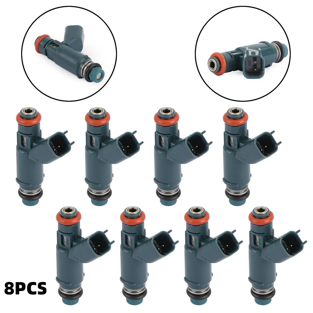 Jaguar 2003-2009 4.2L Fit Land Rover 2008-2009 4.2L 8PCS Fuel Injectors 2W93-BA