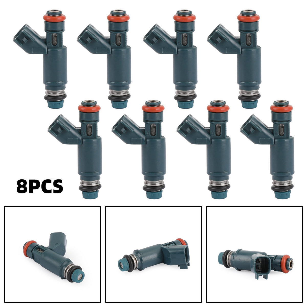 Jaguar 2003-2009 4.2L Fit Land Rover 2008-2009 4.2L 8PCS Fuel Injectors 2W93-BA