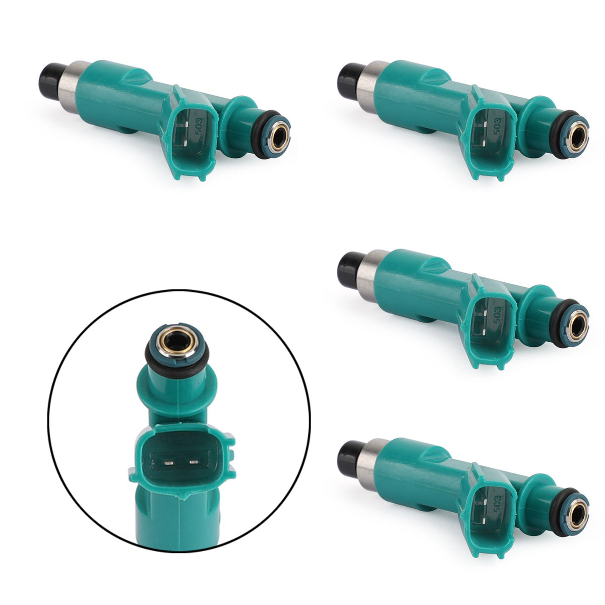 Toyota Corolla Camry Rav4 Solara Scion 2.4L 23250-28080 4PCS Fuel Injectors