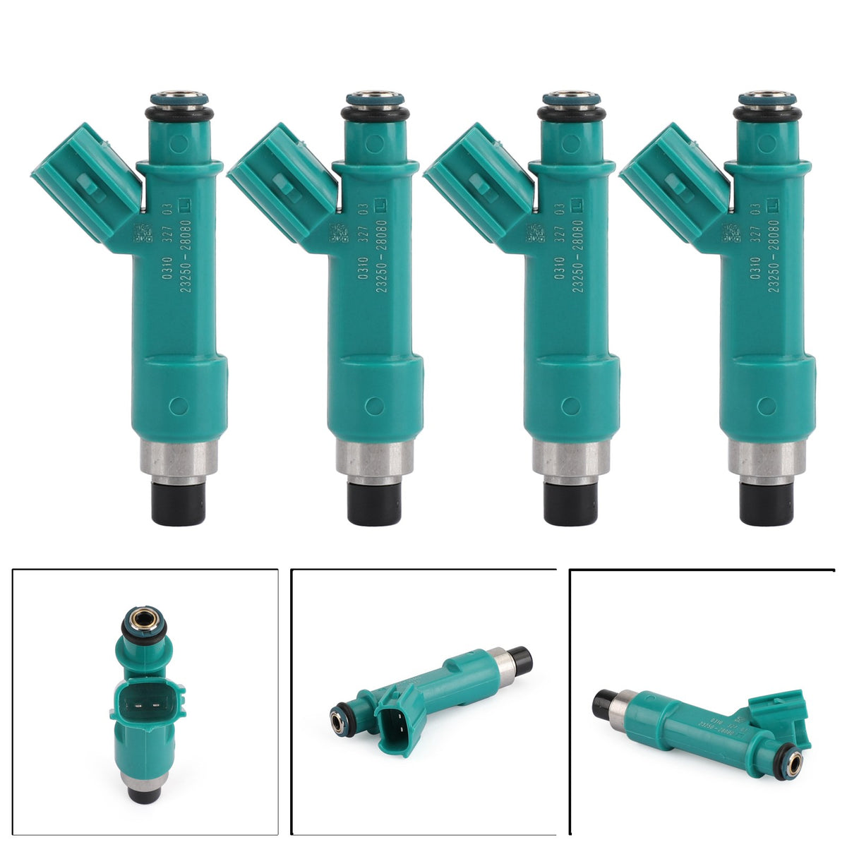 Toyota Corolla Camry Rav4 Solara Scion 2.4L 23250-28080 4PCS Fuel Injectors