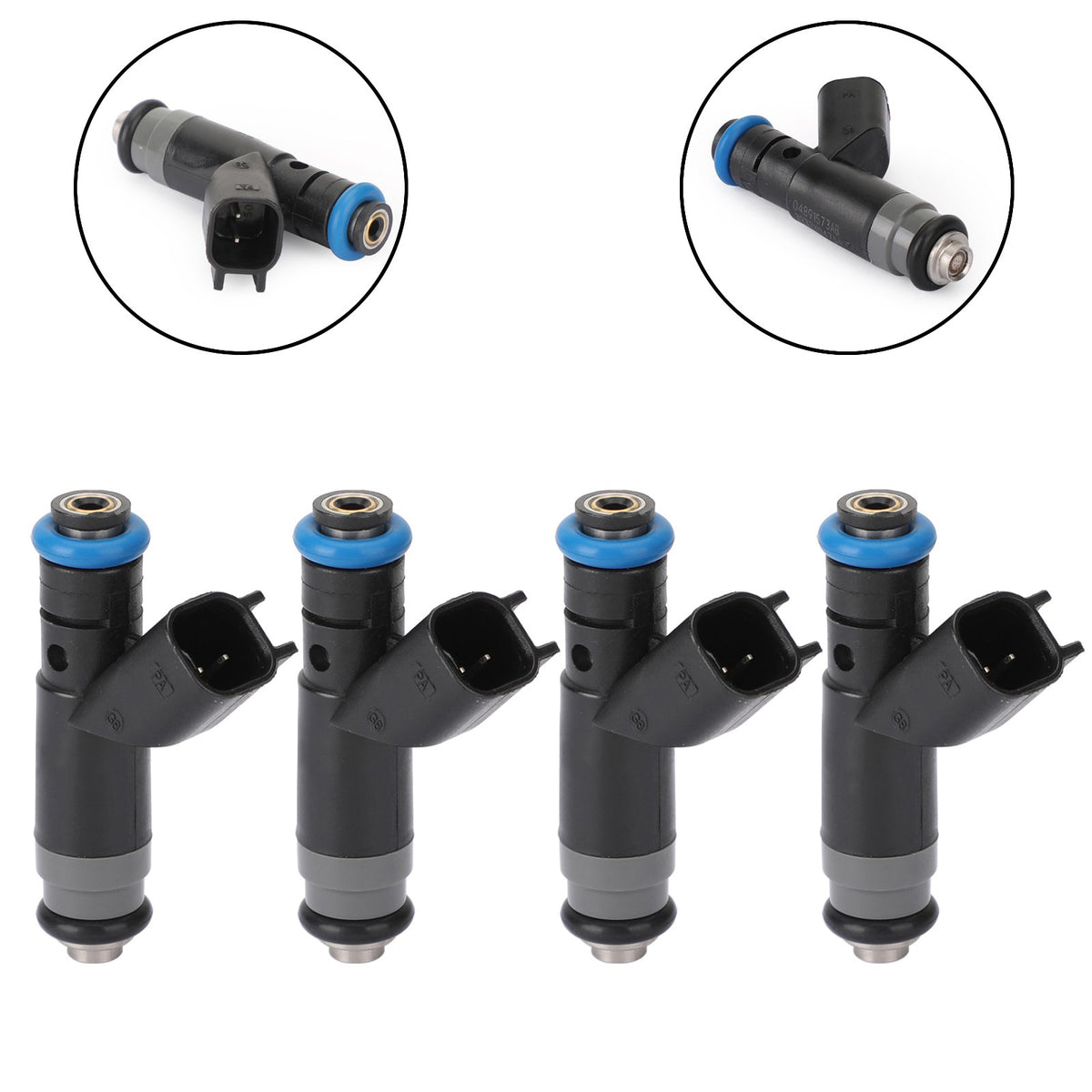 Chrysler Sebring Pt Cruiser Caravan Neon Stratus 2.4L 4PCS Fuel Injectors