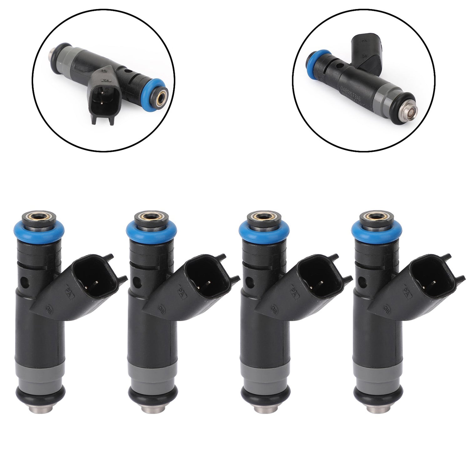 Chrysler Sebring Pt Cruiser Caravan Neon Stratus 2.4L 4PCS Fuel Injectors