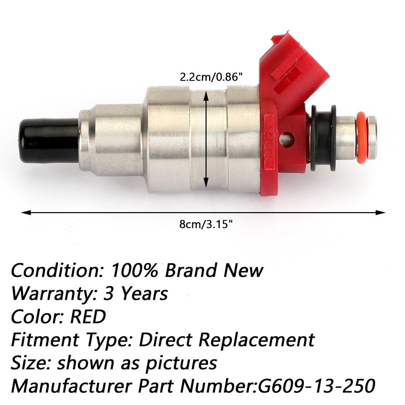 Mazda B2600 MPV 2.6L 1PCS Fuel Injector G609-13-250