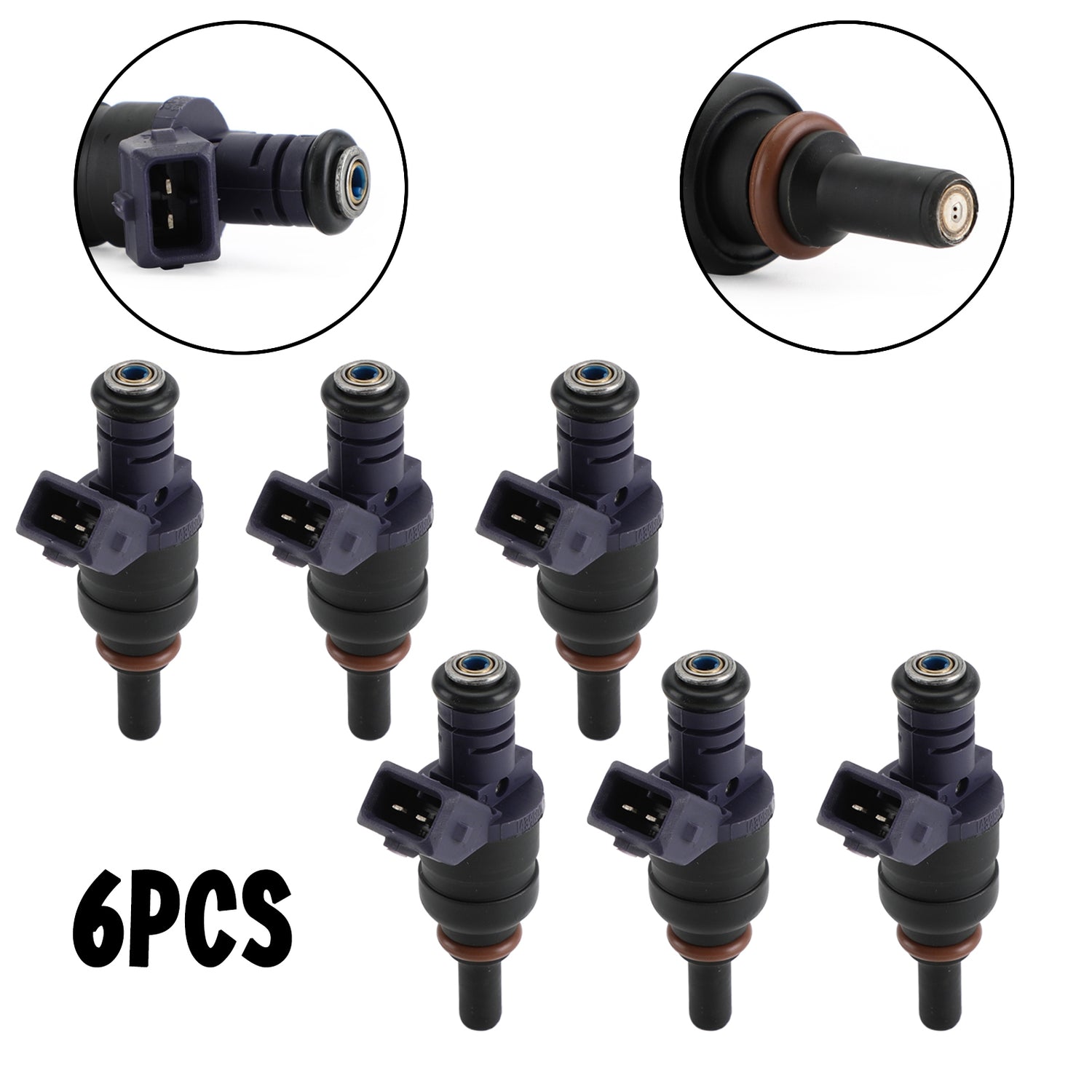 BMW 330CI 330I 530I X3 X5 Z3 Z4 2001-2006 3.0L 6PCS Fuel Injectors 1439800