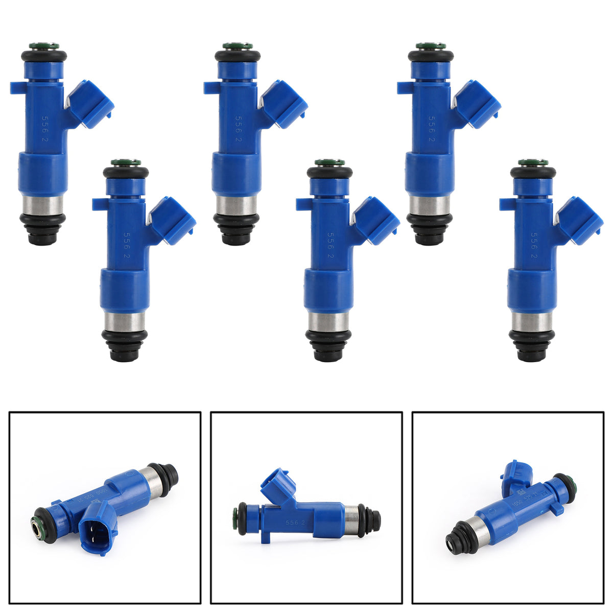 Infiniti G37 Fit Nissan GT-R 63570 6PCS Fuel Injectors 14002-AN001