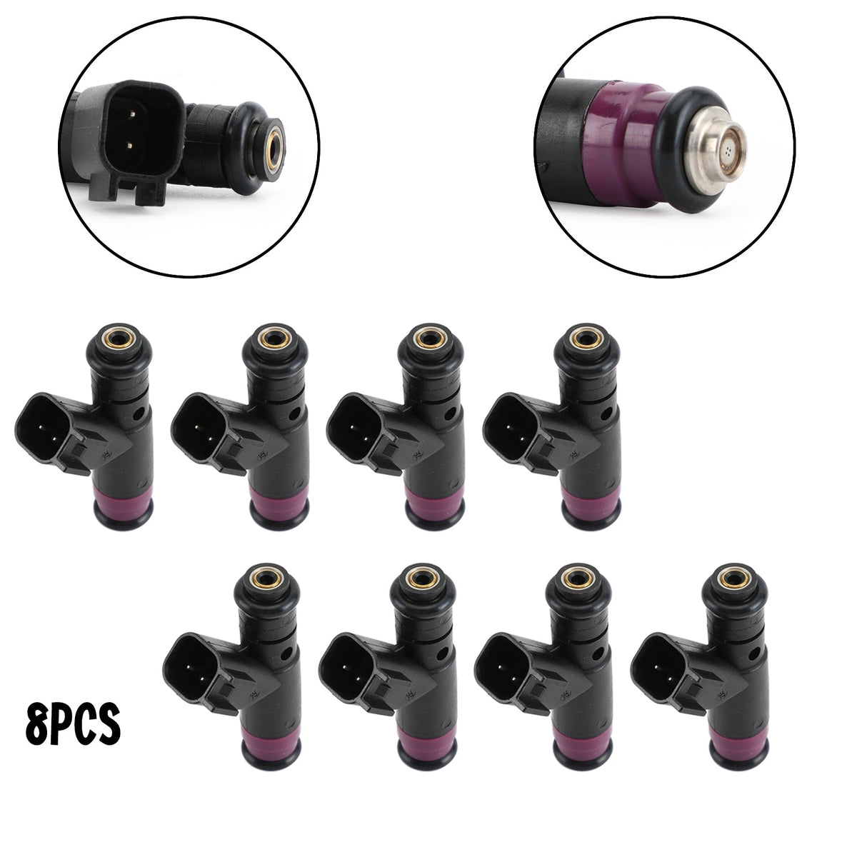 8pcs 53032713AA Fuel Injectors Fit Ram 1500 2500 3500 04-09 Durango 5.7L