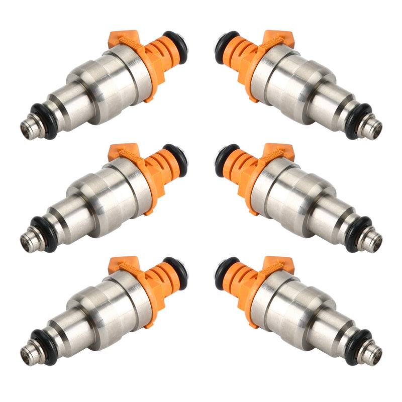 6pcs Fuel Injectors 33007127 fits Wrangler Cherokee YJ 1987-1998 I6 4.0L