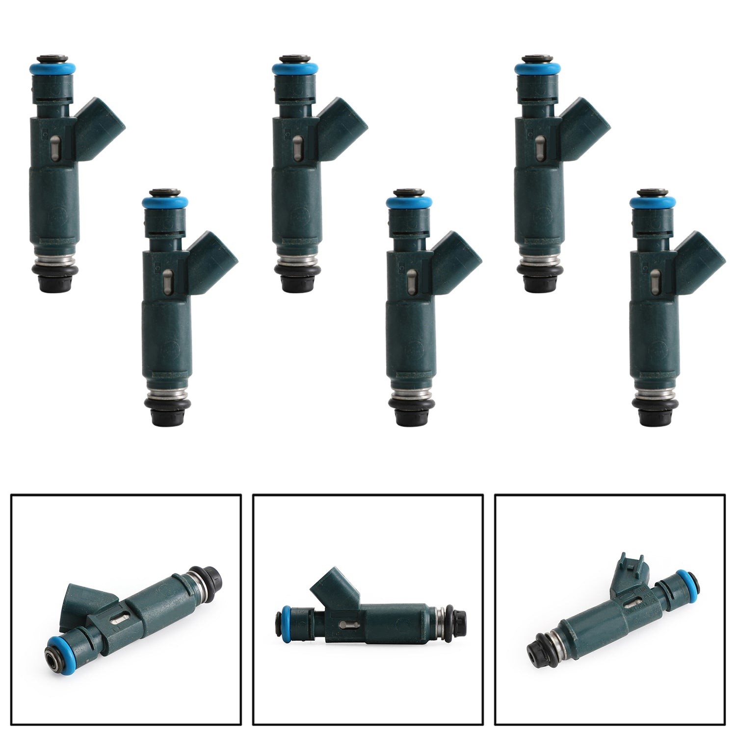 Mazda 6 MPV 3.0L 2002-2008 2M2EA7B 6PCS Fuel Injectors 2M2E-A7B