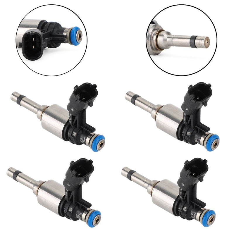 4PCS Fuel Injectors 35310-2B130 Fit Hyundai Accent Fit Kia Rio 1.6L 2012-2016