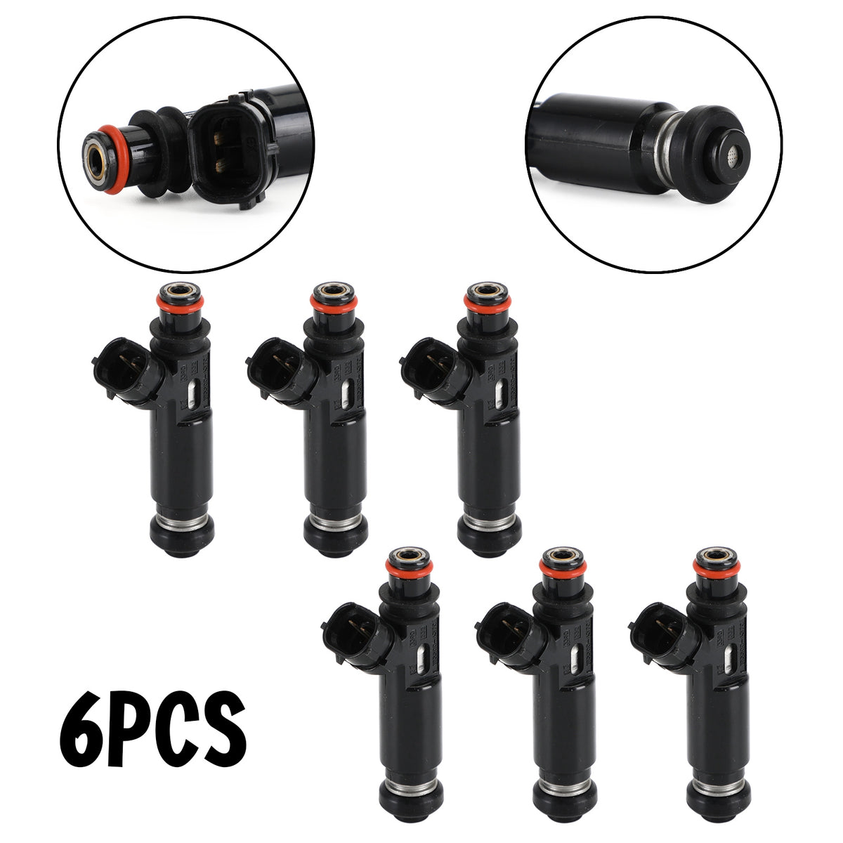Mitsubishi Montero Pajero 3.8L V6 2003-2006 6PCS Fuel Injectors 195500-4370
