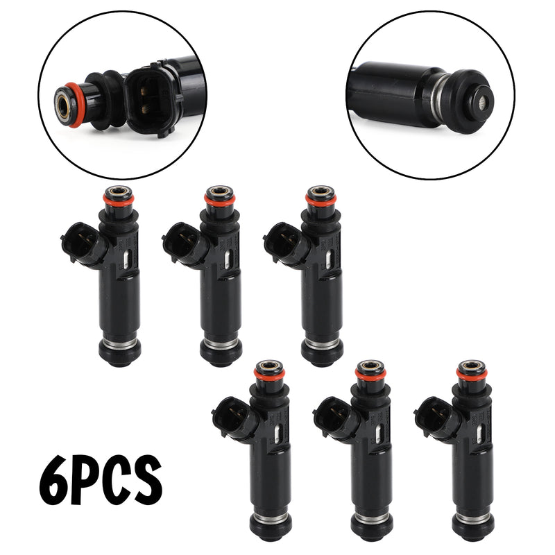 Mitsubishi Montero Pajero 3.8L V6 2003-2006 6PCS Fuel Injectors 195500-4370