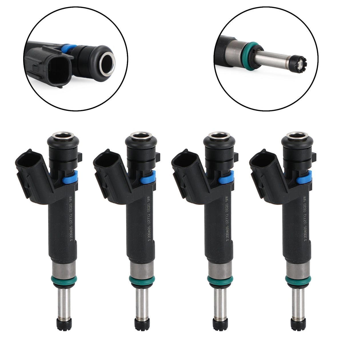 Nissan Versa 1.6L L4 2012-2015 HR16DE 4PCS Fuel Injectors 16600-1KT0A