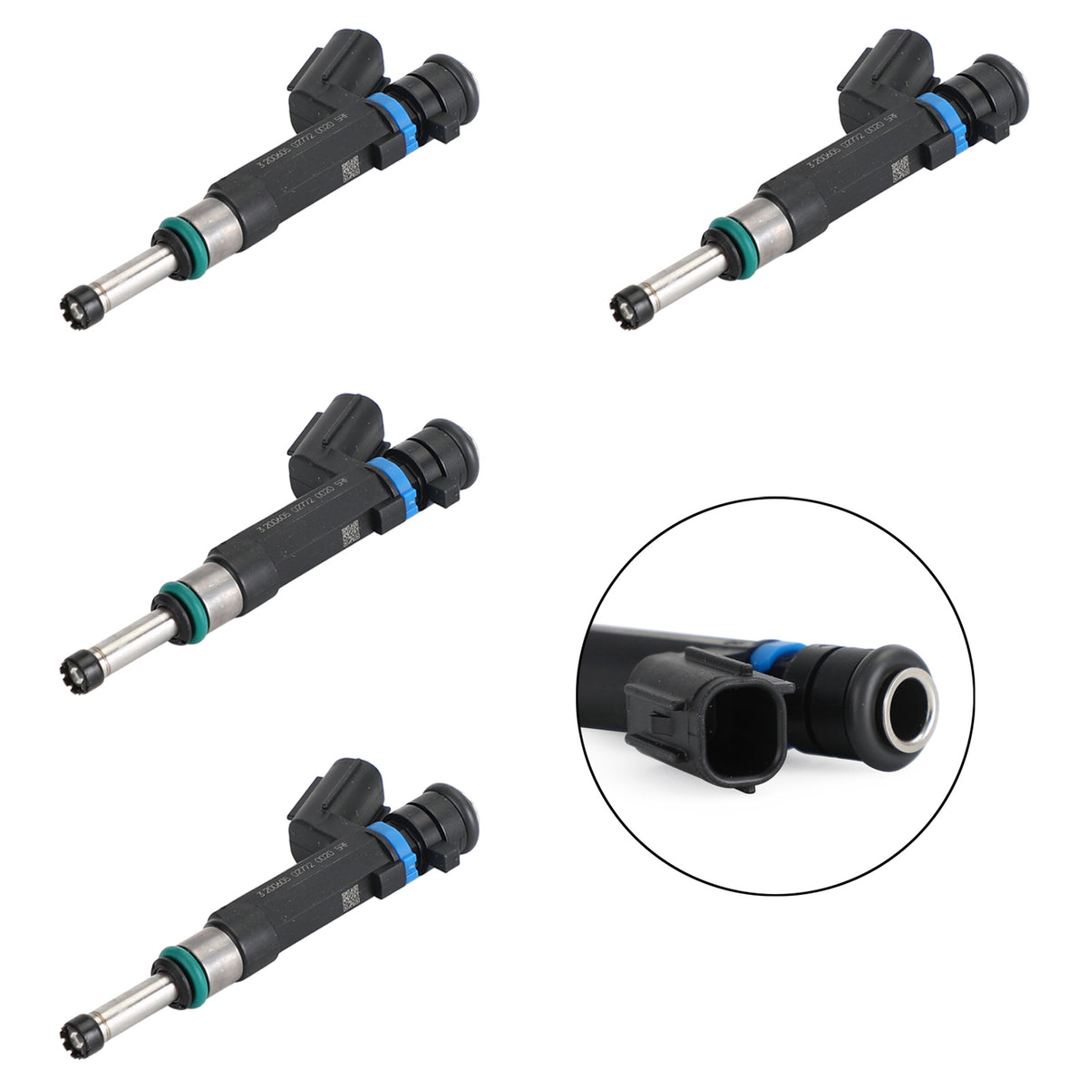 Nissan Versa 1.6L L4 2012-2015 HR16DE 4PCS Fuel Injectors 16600-1KT0A