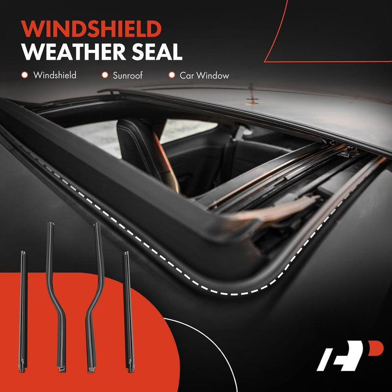 A-Premium Tailgate Car Door Weather Stripping Seal Strip G1012