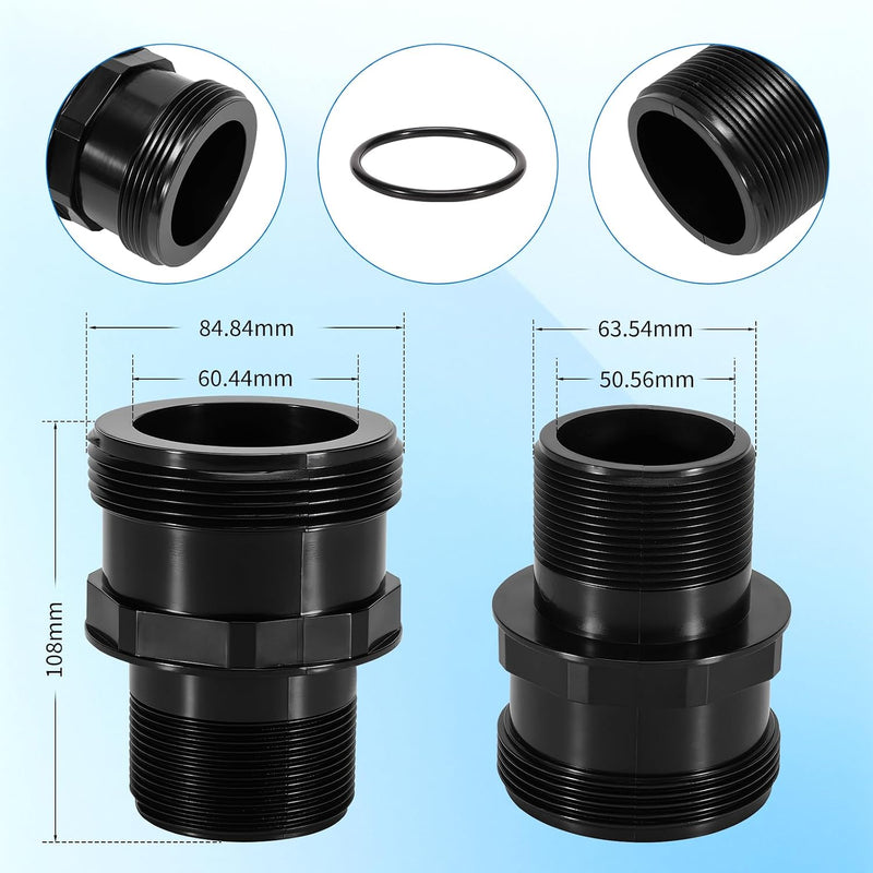 R0465600 Bulkhead Assembly with O-Ring Compatible with Zodiac Jandy CV340 CV460 CV580 DEV48 DEV60 Cartridge & D.E. Pool and Spa Part Filters