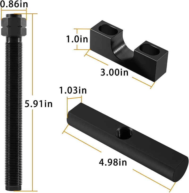 Yoke Puller Remover Tool forTrucks Cars Light Duty Yoke Vehicle Compatible With Ford F150 350 Chevrolet 1500 3500 Ram 1500 3500